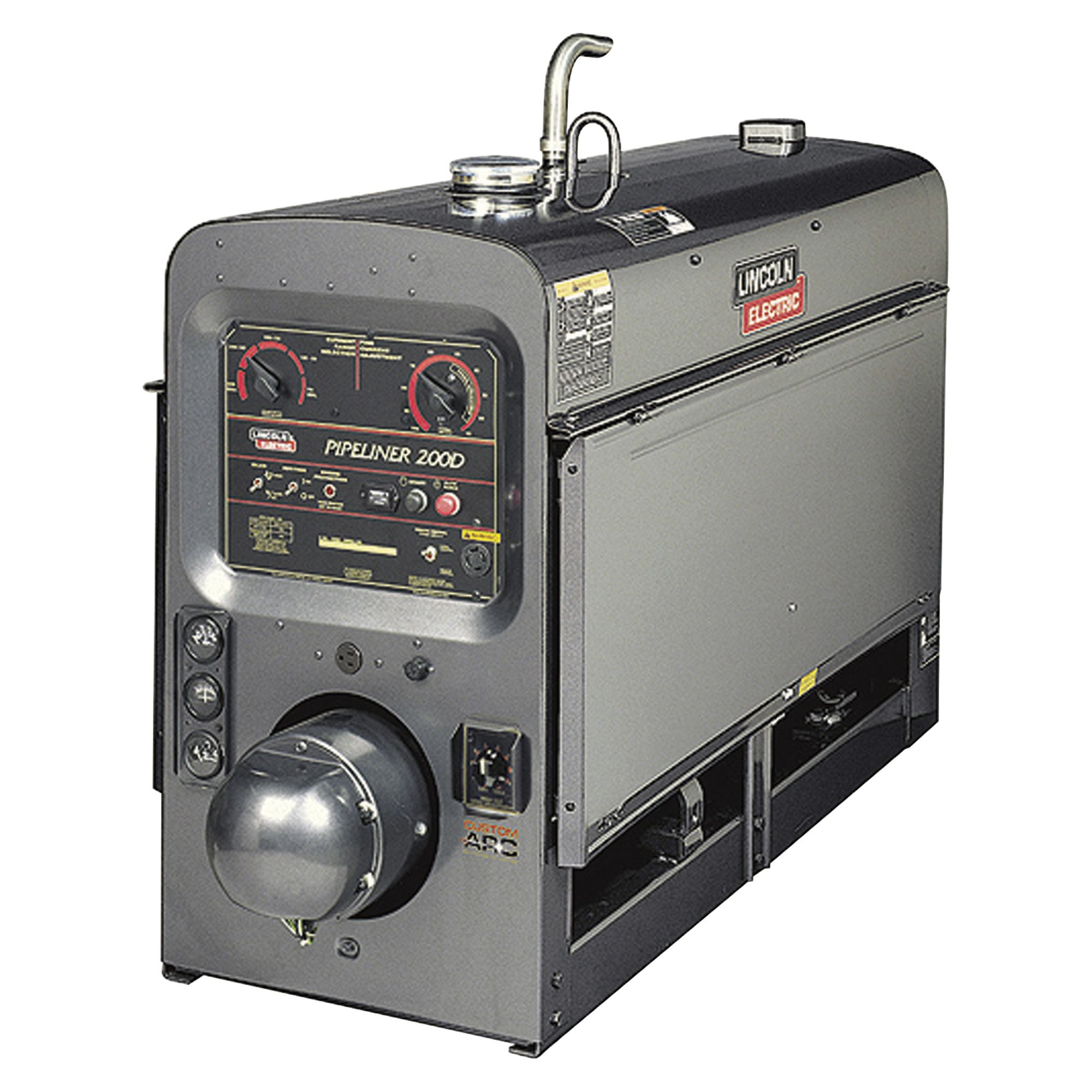 Lincoln Electric Pipeliner 200d DC Arc Welder Featuring DC Exciter Technology and Kubota Diesel Engine — 200 Amp DC Welding Output, Model# K6090-11